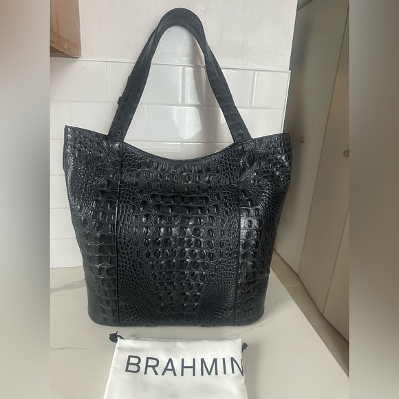 Brahmin Brayden black Alden road collection - Picture 5 of 8